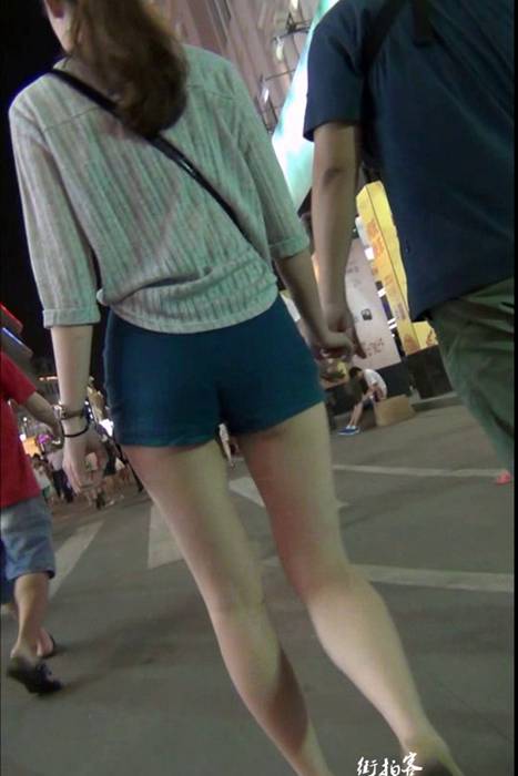 [街拍客视频]jx0042 齐B小短裤性感大长腿美女